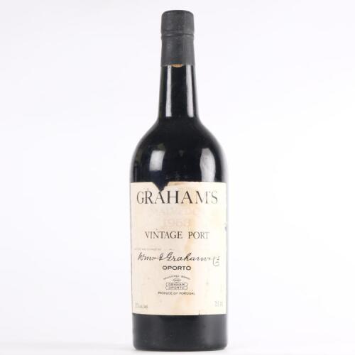 (1) 1968 W & J Graham & Co. Malverdos Vintage Port, Oporto