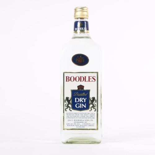 (1) Boodles Dry Gin 1000ml 47% abv, New Zealand