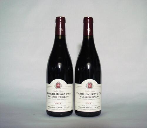 (2) 2011 Domaine Bruno Clavelier Chambolle Musigny La Combe d'Orveaux 1er Cru, Cote de Nuits