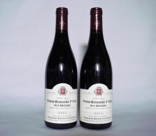 (2) 2011 Domaine Bruno Clavelier Vosne Romanee Aux Brulees 1er Cru, Cote de Nuits
