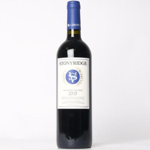 (1) 2015 Stonyridge Vineyard Larose, Waiheke