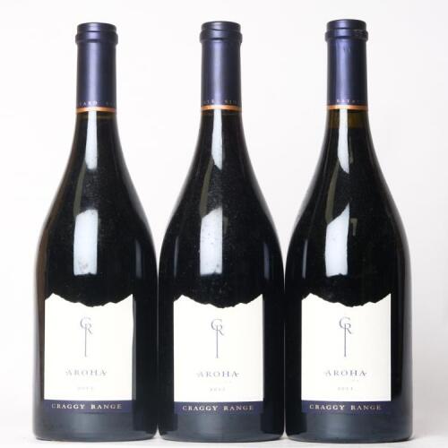 (3) 2011 Craggy Range Aroha Pinot Noir, Martinborough