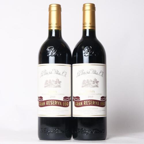 (2) 2010 La Rioja Alta S.A. Gran Reserva 890, Rioja