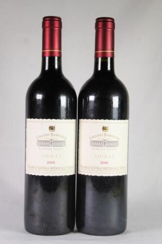 (2) 2002 Chateau Tanunda Grand Barossa Shiraz,