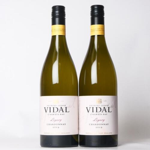 (2) 2019 Vidal Estate Legacy Chardonnay, Hawkes Bay