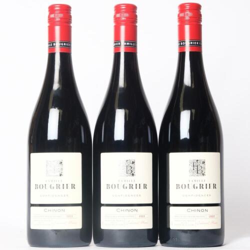 (3) 2022 Famille Bougrier Confidence Chinon Cabernet Franc