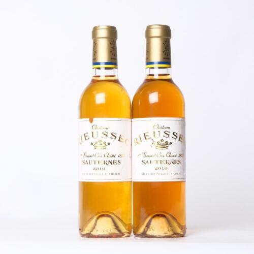 (2) 2010 Chateau Rieussec 375ml