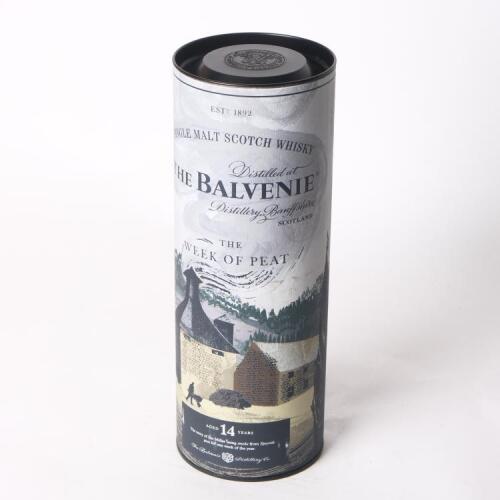 (1) The Balvenie 'The Week of Peat' 14 Year Old Single Malt Scotch Whisky 700ml 48.3% ABV, Speyside