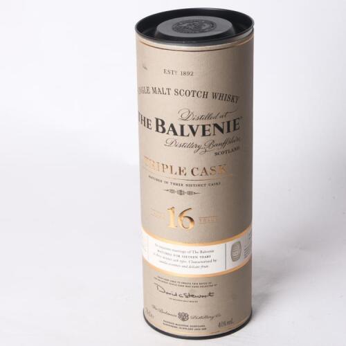 (1) The Balvenie Triple Cask 16 Year Old Single Malt Scotch Whisky 700ml 40% ABV, Speyside