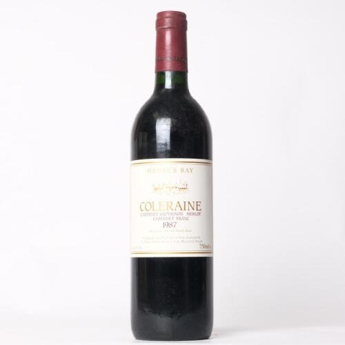 (1) 1987 Te Mata Estate Coleraine, Hawkes Bay