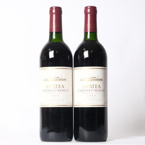 (2) 1989 Te Mata Estate Awatea, Hawkes Bay
