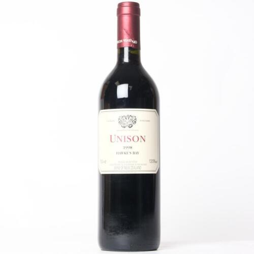 (1) 1998 Unison Vineyard Unison Selection Red, Gimblett Gravel
