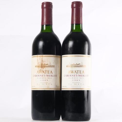 (2) 1989 Te Mata Estate Awatea, Hawkes Bay