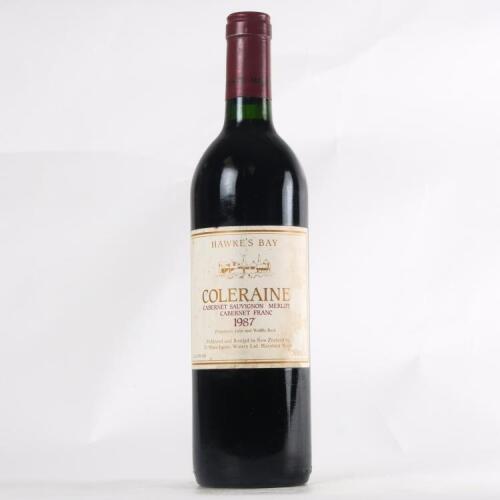 (1) 1987 Te Mata Estate Coleraine, Hawkes Bay