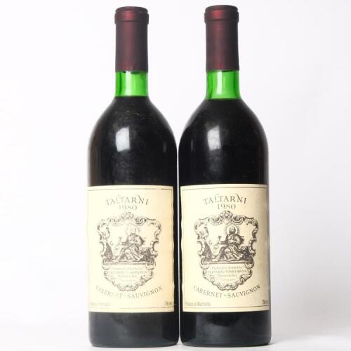 (2) 1980 Taltarni Cabernet Sauvignon, Moonambel VIC