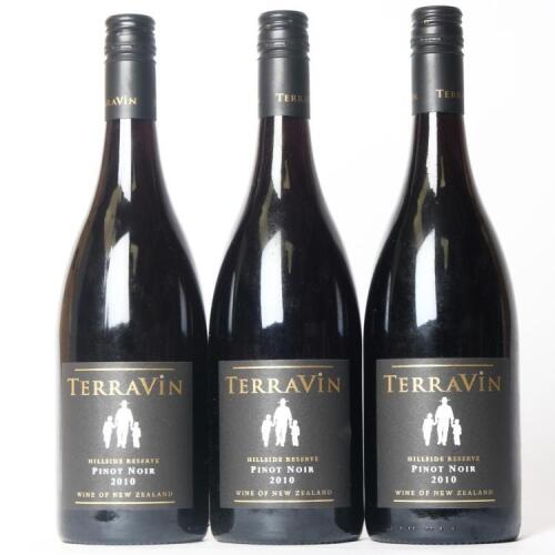 (3) 2010 Terravin Hillside Reserve Pinot Noir, Marlborough