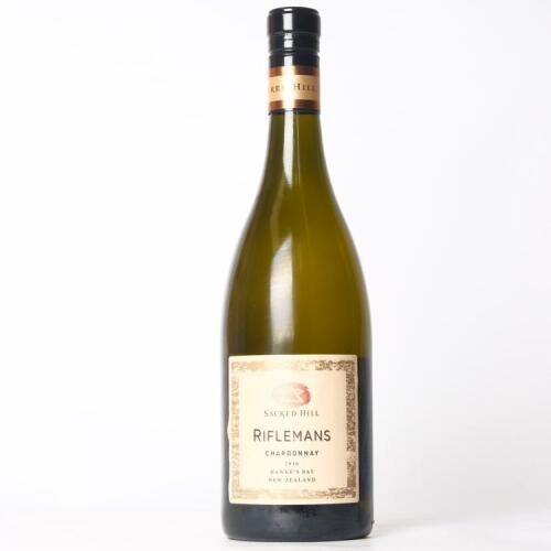 (1) 2016 Sacred Hill Riflemans Chardonnay, Hawkes Bay