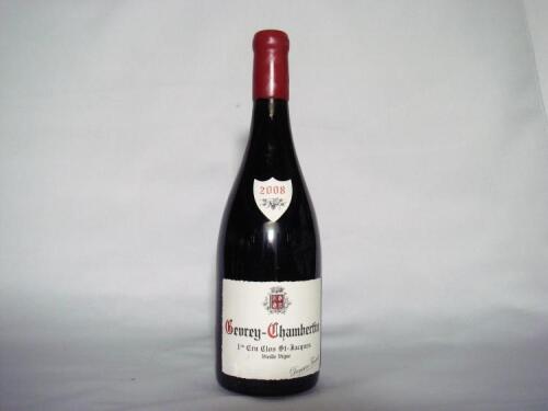 (1) 2008 Domaine Fourrier Gevrey Chambertin Clos St Jacques 1er Cru, Cote de Nuits