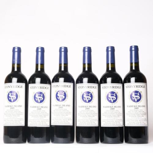 (6) 2005 Stonyridge Vineyard Larose, Waiheke