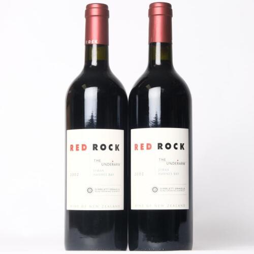 (2) 2002 Red Rock The Underarm Syrah, Gimblett Gravels