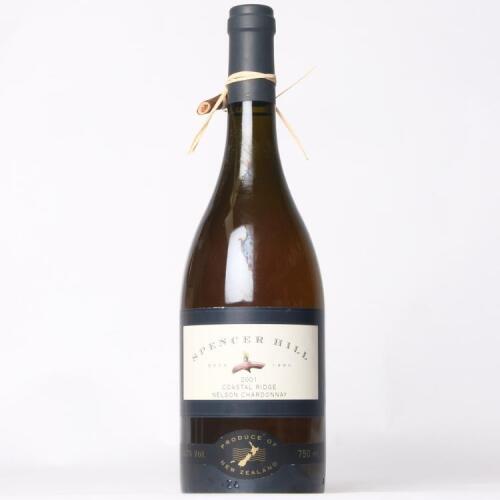 (1) 2001 Spencer Hill Coastal Ridge Chardonnay, Nelson
