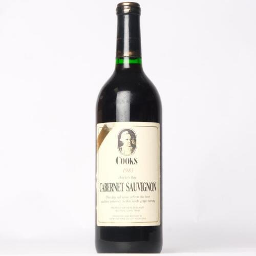 (1) 1983 Cooks Cabernet Sauvignon, Hawkes Bay