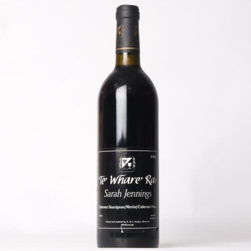 (1) 1991 Te Whare Ra Sarah Jennings Cabernet Sauvignon/Merlot, Marlborough