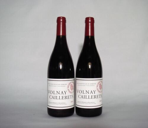 (2) 2011 Domaine Marquis d'Angerville Volnay Cailleret 1er Cru, Cote de Beaune
