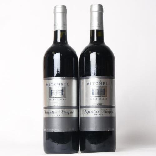 (2) 1999 Mitchell Peppertree Vineyard Shiraz, Clare SA