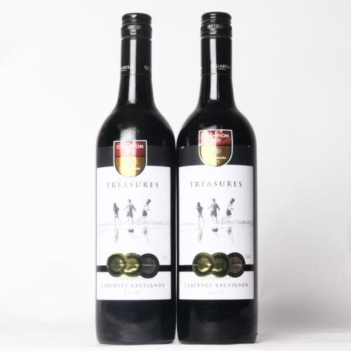 (2) 2010 Quarisa Treasures Cabernet Sauvignon, Coonawarra SA