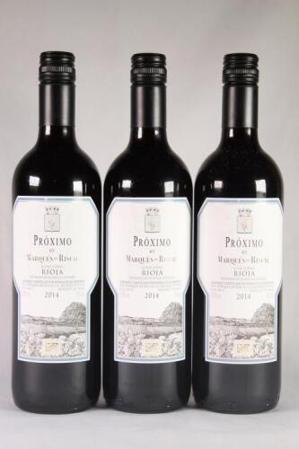(3) 2014 Marques de Riscal Proximo, Rioja