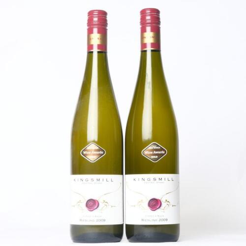 (2) 2009 Kingsmill Tippet's Race Riesling, Bendigo