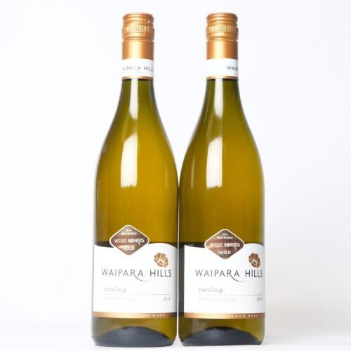 (2) 2013 Waipara Hills Riesling, North Canterbury