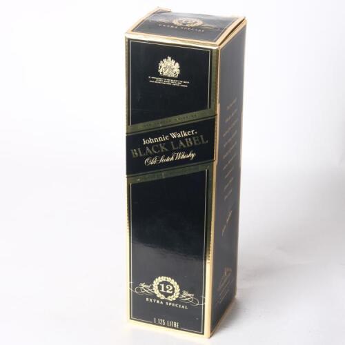 (1) Johnnie Walker Black Label 1125ml 43% abv, Scotland
