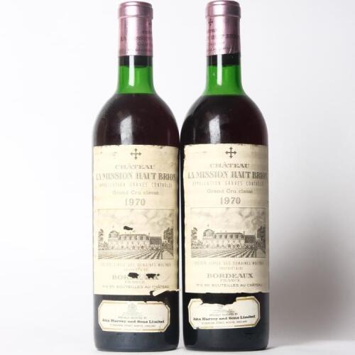 (2) 1970 Chateau La Mission Haut-Brion, Pessac-Leognan