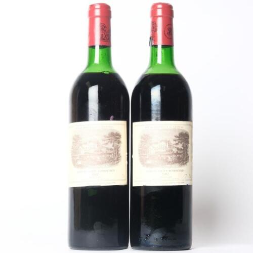 (2) 1982 Chateau Lafite Rothschild 1er Cru Classe, Pauillac