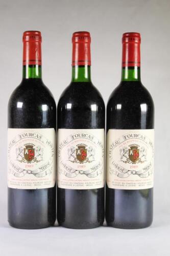 (3) 1989 Chateau Fourcas Hosten, Listrac Medoc