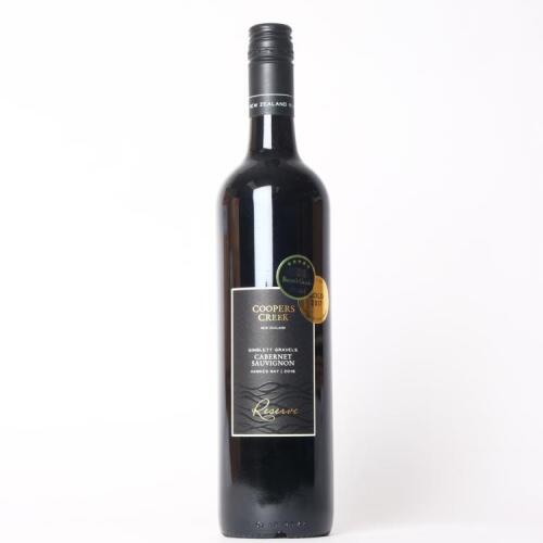 (1) 2016&nbsp;Coopers Creek Reserve Cabernet Sauvignon, Gimblett Gravels