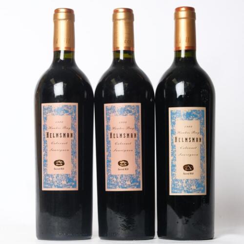 (3) 1998 Sacred Hill Helmsman Cabernet Sauvignon/Merlot, Gimblett Gravels