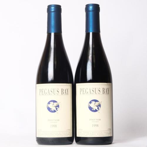 (2) 1998 Pegasus Bay Pinot Noir, Waipara