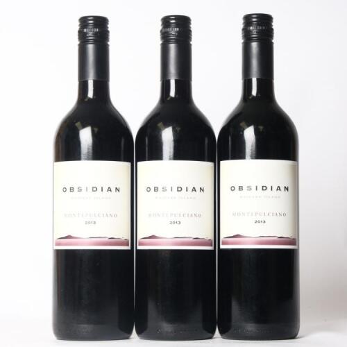(3) 2013 Obsidian Estate Montepulciano, Waiheke
