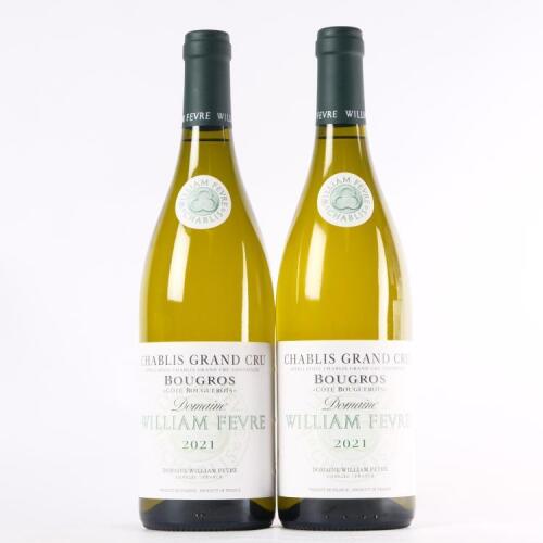 (2) 2021 Domaine William Fevre Bougros Grand Cru, Chablis