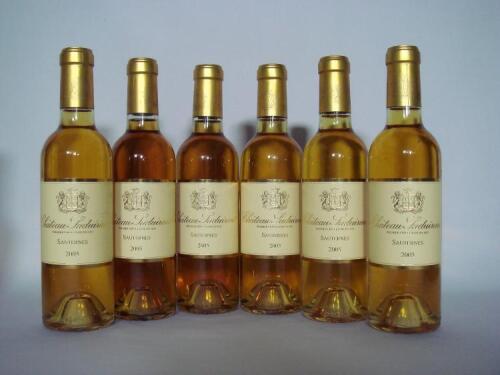 (6) 2005 Chateau Suduiraut (375ml), Sauternes