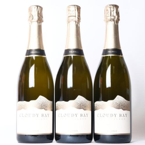 (3) NV Cloudy Bay Pelorus Brut, Marlborough