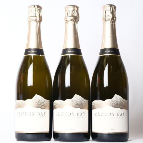(3) NV Cloudy Bay Pelorus Brut, Marlborough