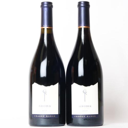 (2) 2011 Craggy Range Aroha Pinot Noir, Martinborough