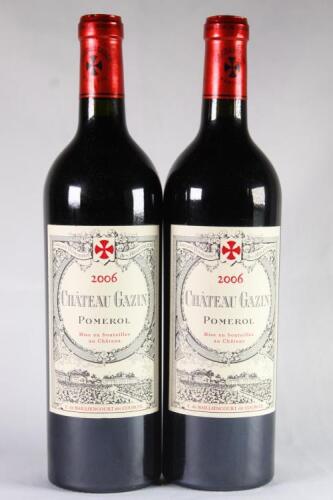 (2) 2006 Chateau Gazin, Pomerol