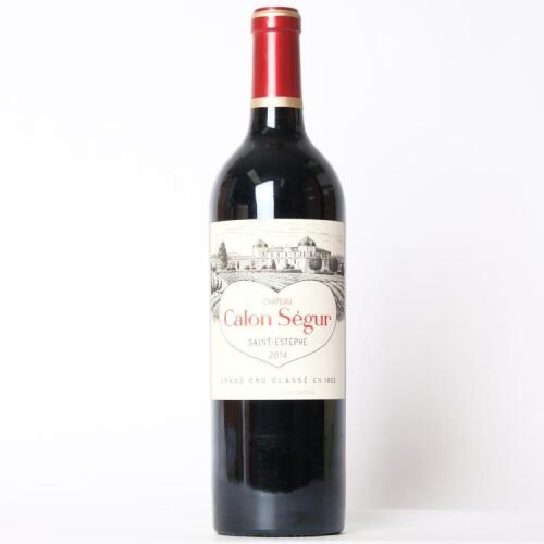 (1) 2014 Chateau Calon Segur 3eme Cru Classe, St Estephe