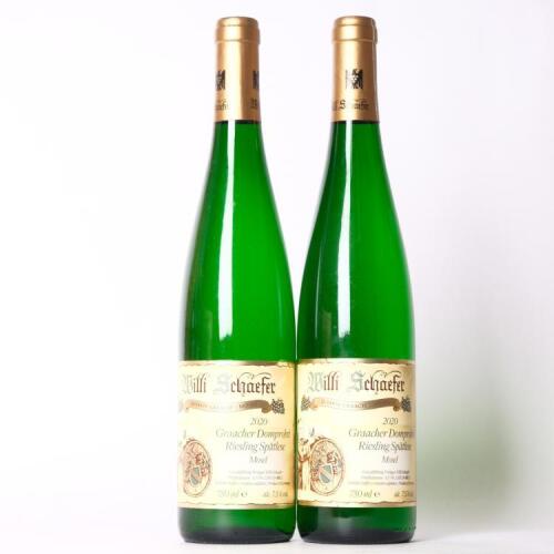 (2) 2020 Willi Schaefer Graacher Domprobst Riesling Spatlese #10, Mosel Saar Ruwer