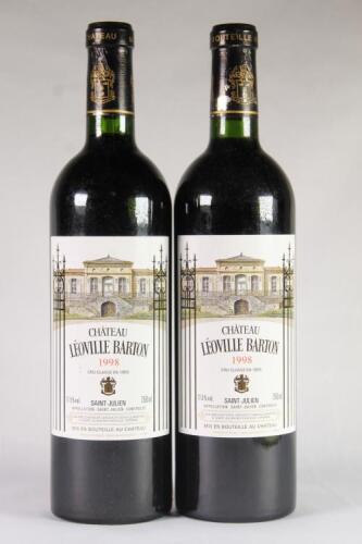 (2) 1998 Chateau Leoville Barton, St Julien